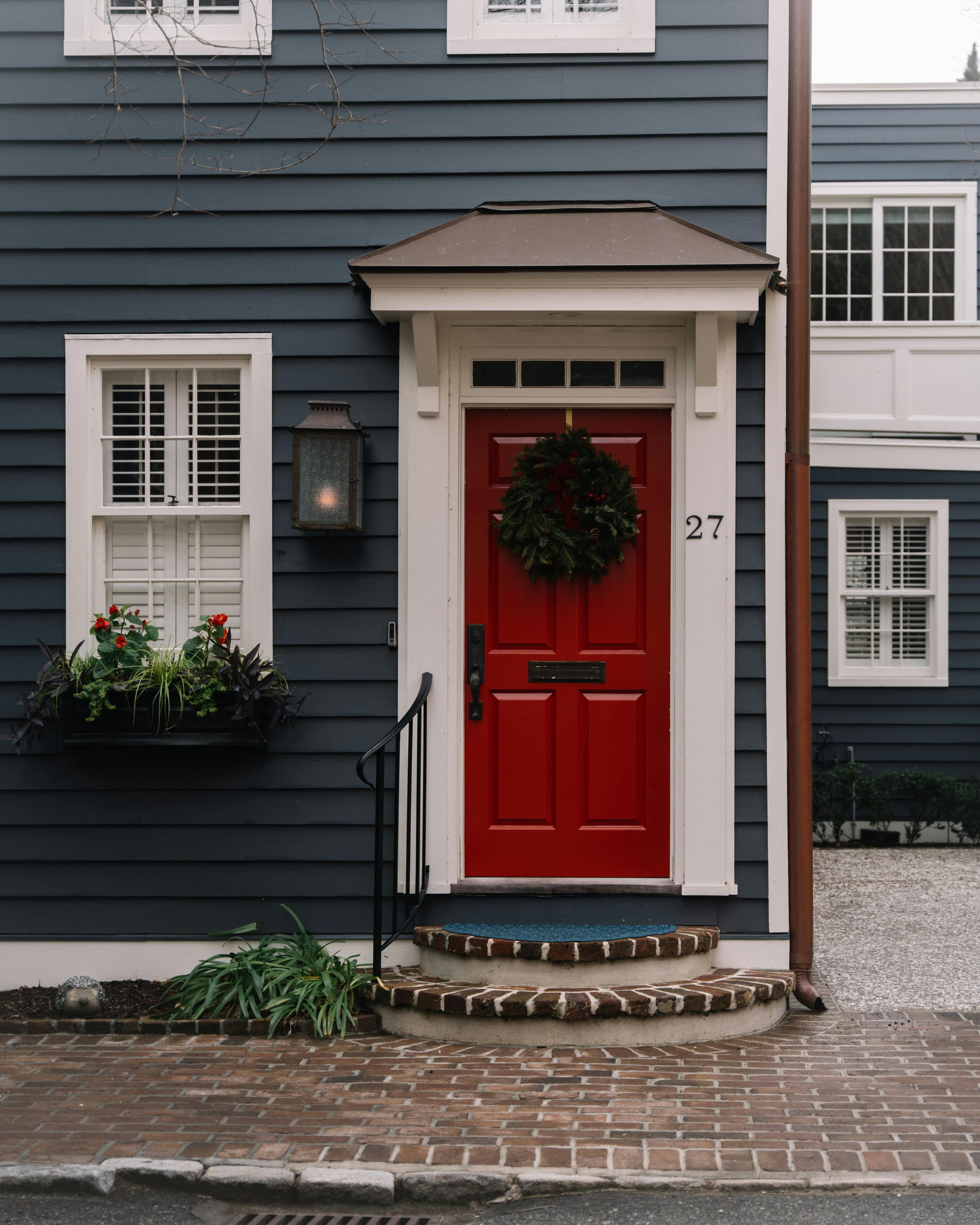 A classic front door
